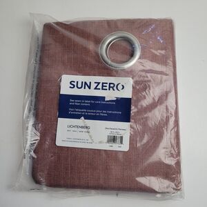 NEW No. Sun Zero Grommet Single Curtain Panel Color CED Brown 50 x 63 #BT1